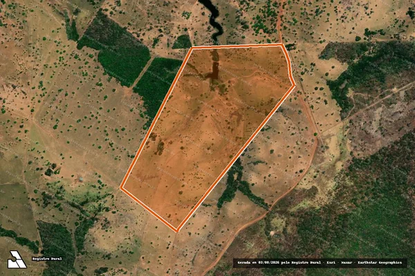 Imagem de satélite de Fazenda Boa Esperança em GUARAÍ - TO