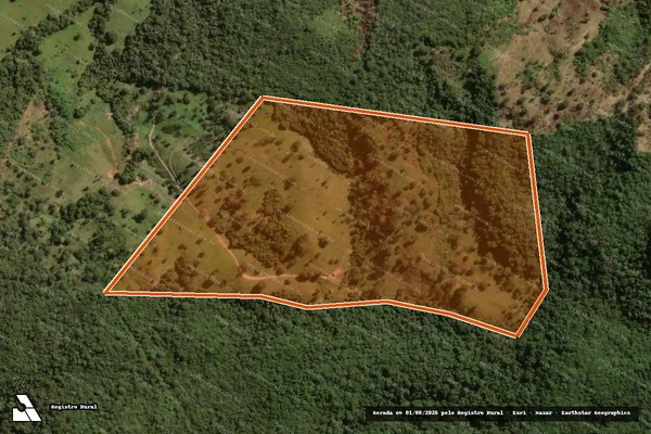 Imagem de satélite de Fazenda Carimbo em RUBIATABA - GO