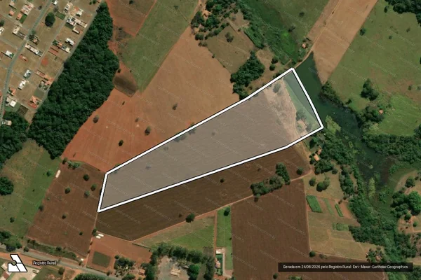Imagem de satélite de FAZENDA SANTA BARBARA DE BAIXO em TRINDADE - GO