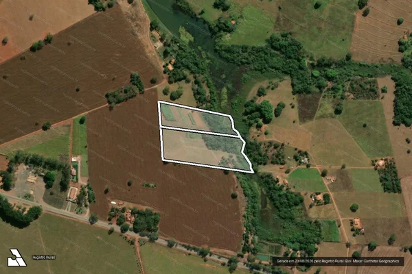 Imagem de satélite de Fazenda Santa Barbara De Baixo em SANTA BÁRBARA DE GOIÁS - GO