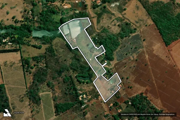 Imagem de satélite de FAZENDA ARROZAL em TRINDADE - GO