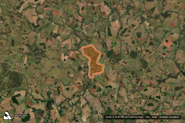 Imagem de satélite de Faz Pedreira Sto Antonio em URUANA - GO