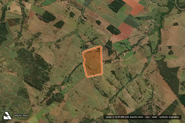 Imagem de satélite de Fazenda Pedreira Sto Antonio em URUANA - GO