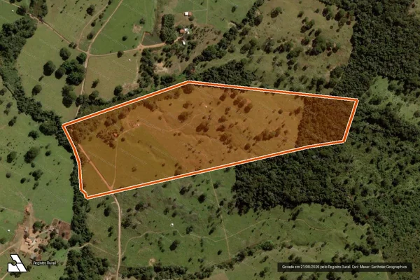 Imagem de satélite de Fazenda Boa Vista do Retiro em GOIÂNIA - GO