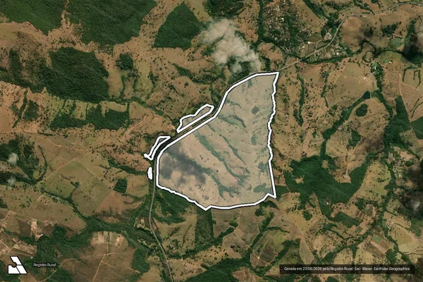 Imagem de satélite de FAZENDA CAPAO DA SERRA OU ANICUNS em ABADIÂNIA - GO