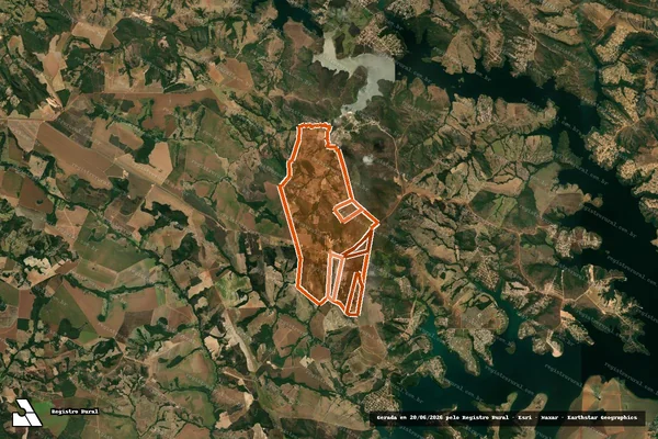 Imagem de satélite de P.A Barro Amarelo em ABADIÂNIA - GO