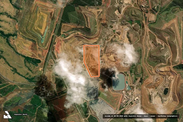 Imagem de satélite de Fazenda Paraíso do Meio em OUVIDOR - GO