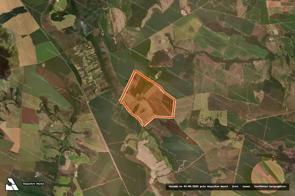 Imagem de satélite de FAZENDA SANTA LUZIA em ALEXÂNIA - GO