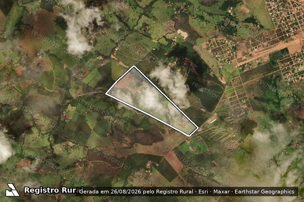 Imagem de satélite de FAZENDA SANTA ROSA em ALEXÂNIA - GO