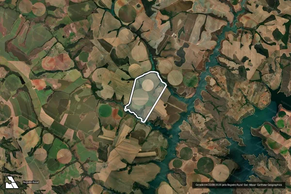 Imagem de satélite de Fazenda Santo Antao em CRISTALINA - GO