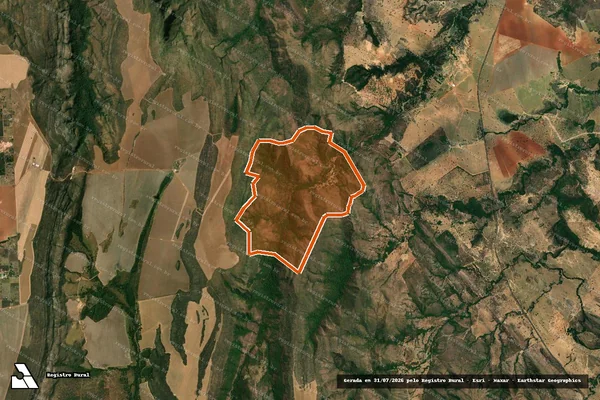 Imagem de satélite de Fazenda Vale Das Borboletas em FORMOSA - GO