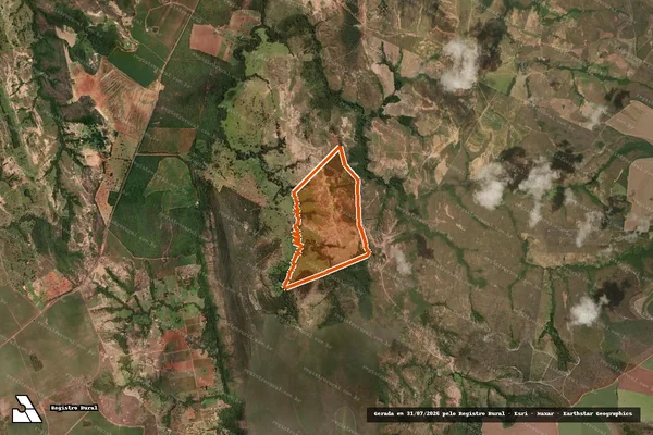 Imagem de satélite de Fazenda Fetal - Parte em FORMOSA - GO