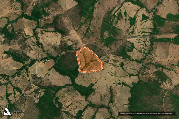 Imagem de satélite de Fazenda Jacobina em LUZIÂNIA - GO