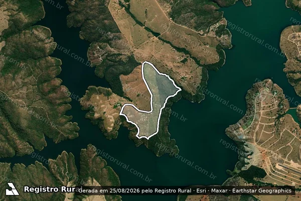 Imagem de satélite de Fazenda Lages de Santana em LUZIÂNIA - GO