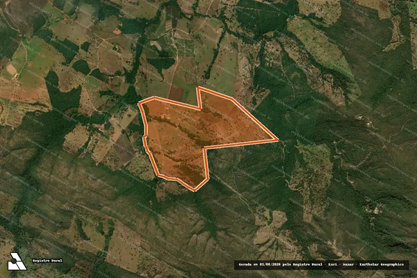 Imagem de satélite de TORRE FORTE em PIRENÓPOLIS - GO