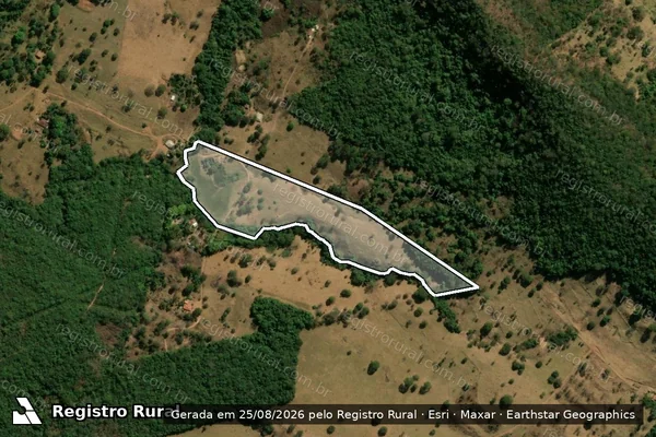 Imagem de satélite de FAZENDA CAXAMBU em PIRENÓPOLIS - GO