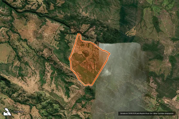 Imagem de satélite de FAZENDA ARAUJO em COCALZINHO DE GOIÁS - GO