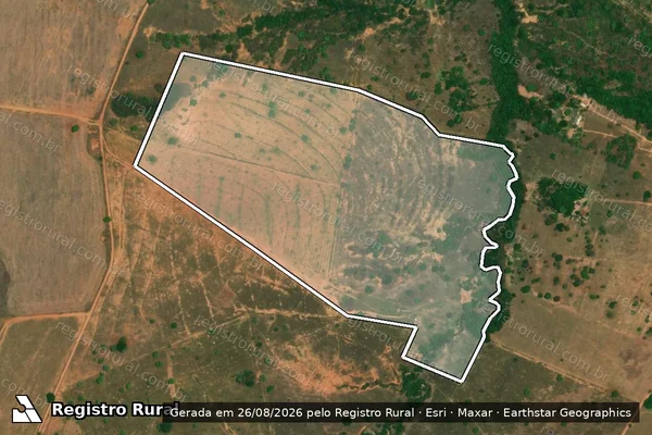 Imagem de satélite de FAZENDA BOM JARDIM em BOM JARDIM DE GOIÁS - GO