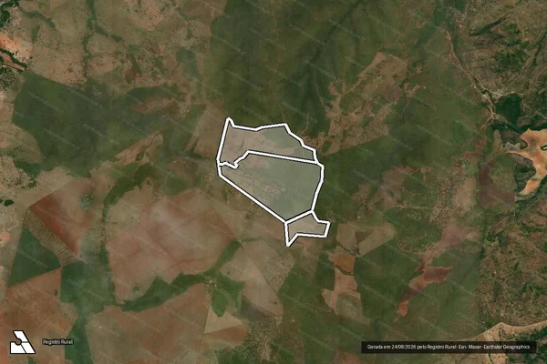 Imagem de satélite de FAZENDA GALHEIRO DE BAIXO-GLEBA 2 em BOM JARDIM DE GOIÁS - GO