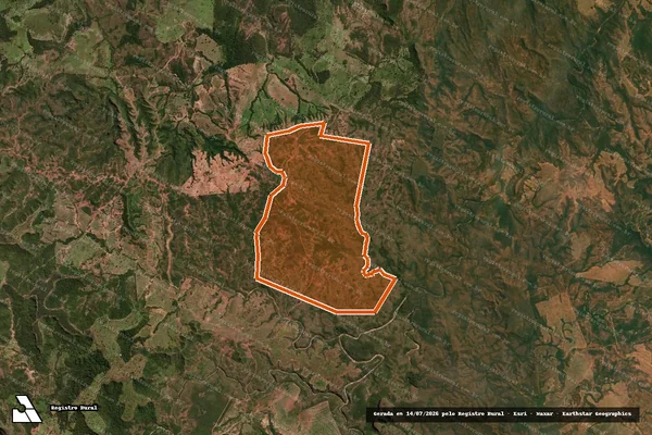 Imagem de satélite de Fazenda Canada em CAIAPÔNIA - GO