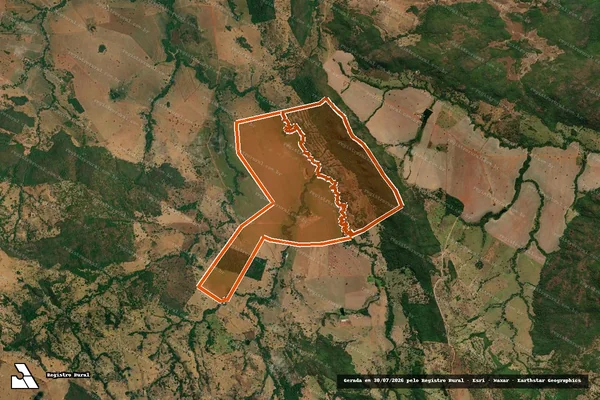 Imagem de satélite de Fazenda Recanto em DIORAMA - GO