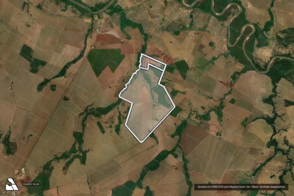 Imagem de satélite de Fazenda Salmo 23 em MONTES CLAROS DE GOIÁS - GO