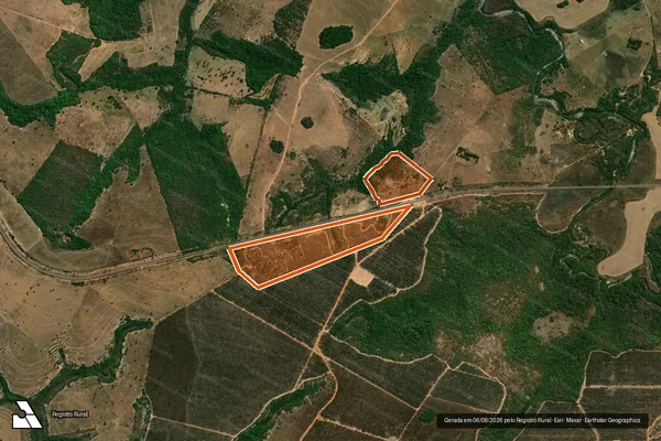 Imagem de satélite de Sitio Boa Vista II em SANTA RITA DO ARAGUAIA - GO
