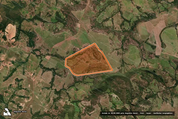 Imagem de satélite de Fazenda Periquito Den De StªLuzia em DOVERLÂNDIA - GO
