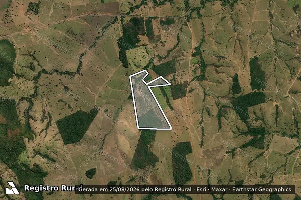 Imagem de satélite de Chacara Coracao De Maria em AURILÂNDIA - GO