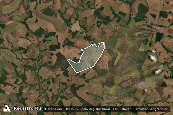 Imagem de satélite de Fazenda Boa Vista Da Felicidade em JATAÍ - GO