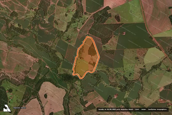 Imagem de satélite de FAZENDA FELICIDADE em JATAÍ - GO