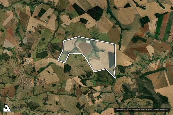 Imagem de satélite de FAZENDA SÃO BENTO em PALMINÓPOLIS - GO