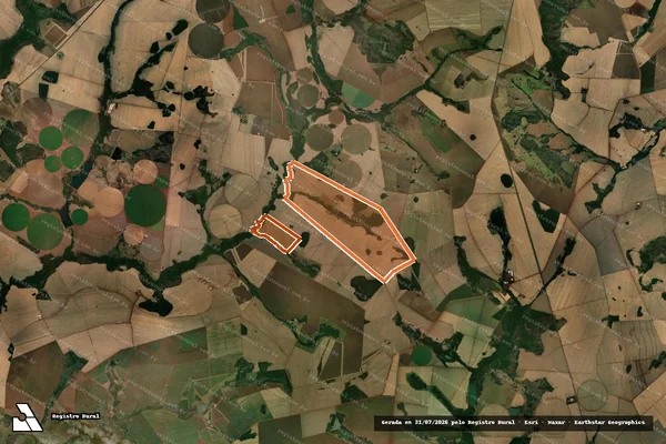 Imagem de satélite de FAZENDA CAMPO ALEGRE em PARAÚNA - GO