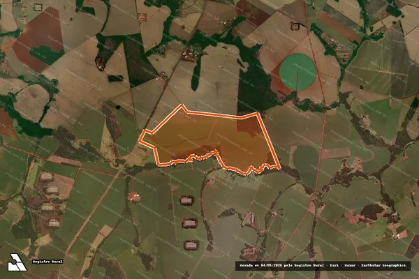 Imagem de satélite de FAZENDA SAO TOMAZ - ABOBORAS em RIO VERDE - GO