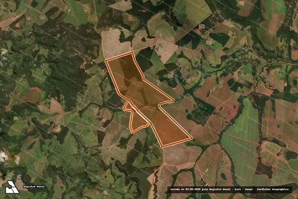 Imagem de satélite de FAZENDA TALHADO - RIO PRETO em RIO VERDE - GO