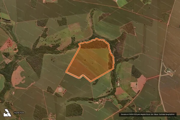 Imagem de satélite de FAZENDA SAO TOMAZ RIO DO PEIXE MAR em RIO VERDE - GO