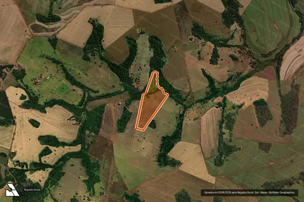 Imagem de satélite de FAZENDA CABELEIRA INVERNADA em RIO VERDE - GO
