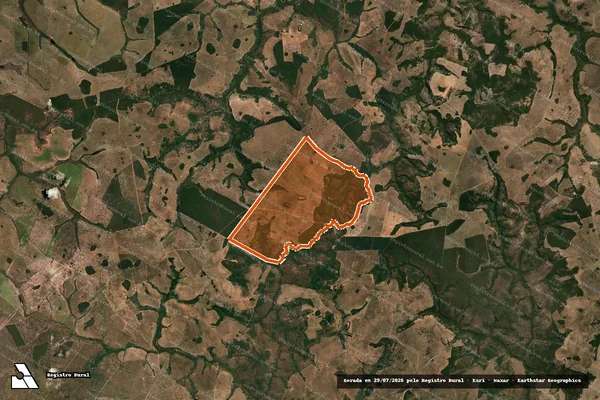 Imagem de satélite de FAZENDA SAO JOSE em SERRANÓPOLIS - GO