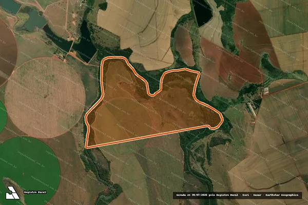Imagem de satélite de FAZENDA TABOCA I - GRANDE em ACREÚNA - GO