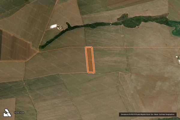 Imagem de satélite de FAZENDA PARANA em MONTIVIDIU - GO