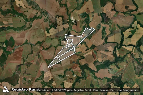 Imagem de satélite de Fazenda Belo Horizonte em ACREÚNA - GO