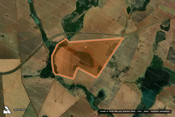 Imagem de satélite de Fazenda Lajes em TURVELÂNDIA - GO