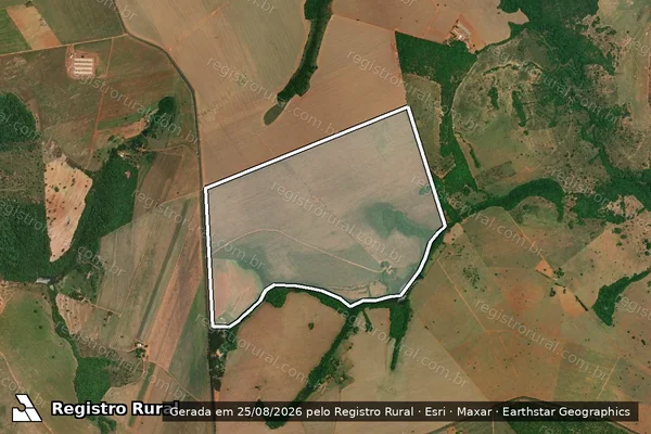 Imagem de satélite de Fazenda Laginha em MARZAGÃO - GO