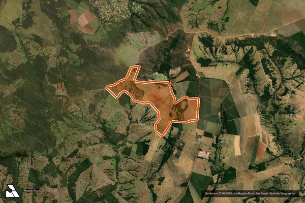 Imagem de satélite de FAZENDA SANTA MARIA em HIDROLÂNDIA - GO