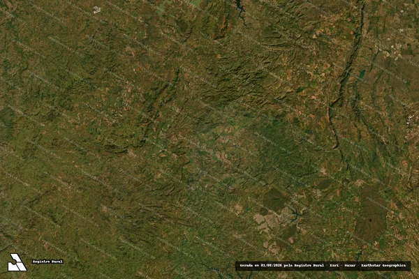 Imagem de satélite de Fazenda Salobro E Sitio Das Caldas em CAVALCANTE - GO