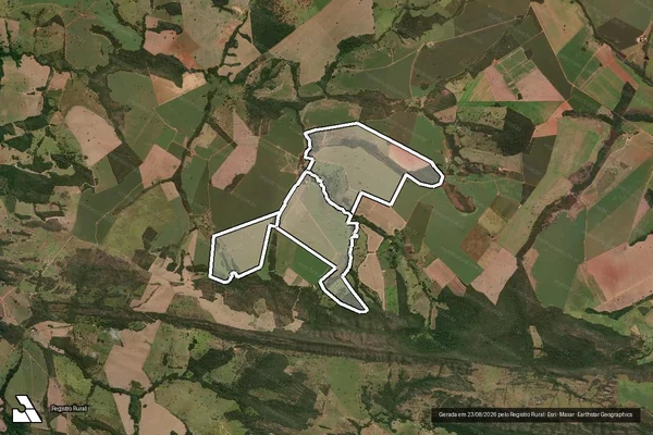 Imagem de satélite de Fazenda Bom Jardim dos Dias em PIRACANJUBA - GO