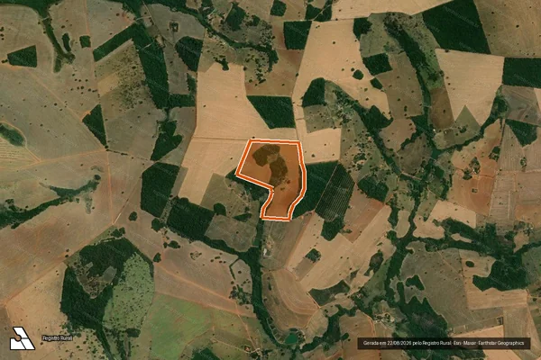 Imagem de satélite de Fazenda Areias em PIRACANJUBA - GO