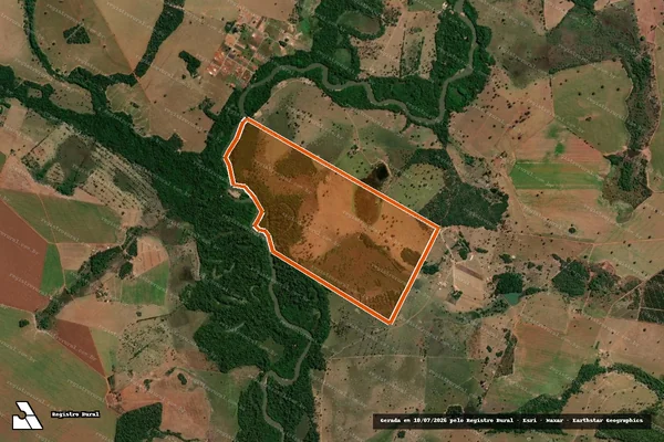 Imagem de satélite de Fazenda Aguape em PONTALINA - GO