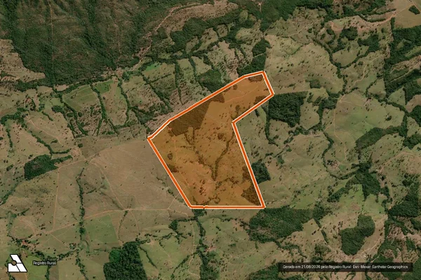 Imagem de satélite de FAZENDA LOPES 5 em PONTALINA - GO