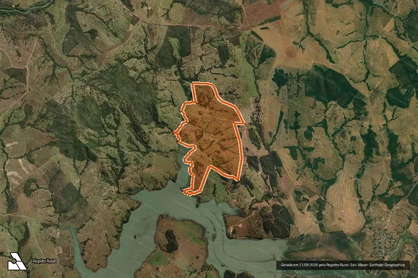 Imagem de satélite de Fazenda Vale Paranaiba em ANHANGUERA - GO